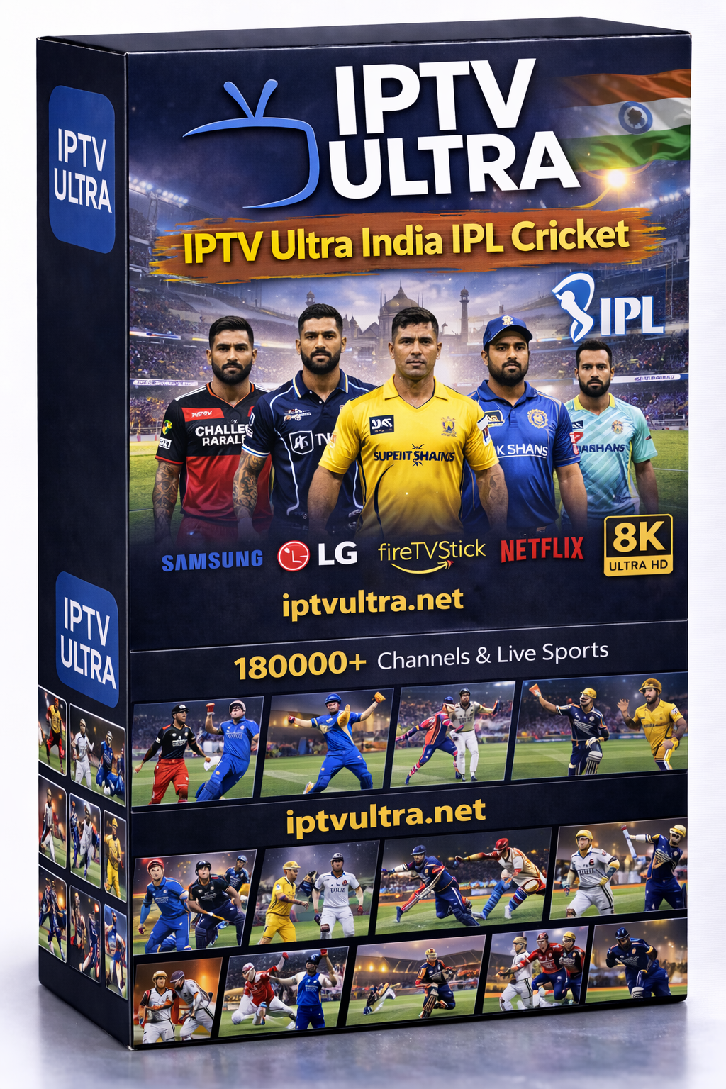 Buy IPTV Ultra India | IPL Star Sports Hotstar T20 World Cup 33K 4K Kohli Rohit