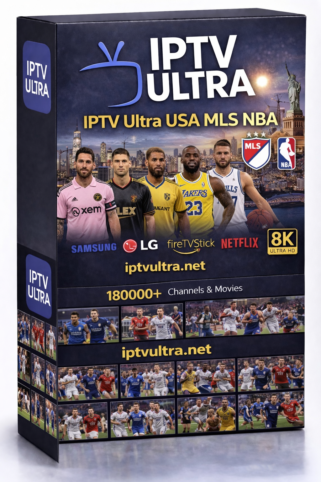 Buy IPTV Ultra USA | MLS Apple NBA ESPN MLS Season Pass 32K 4K Messi Inter Miami
