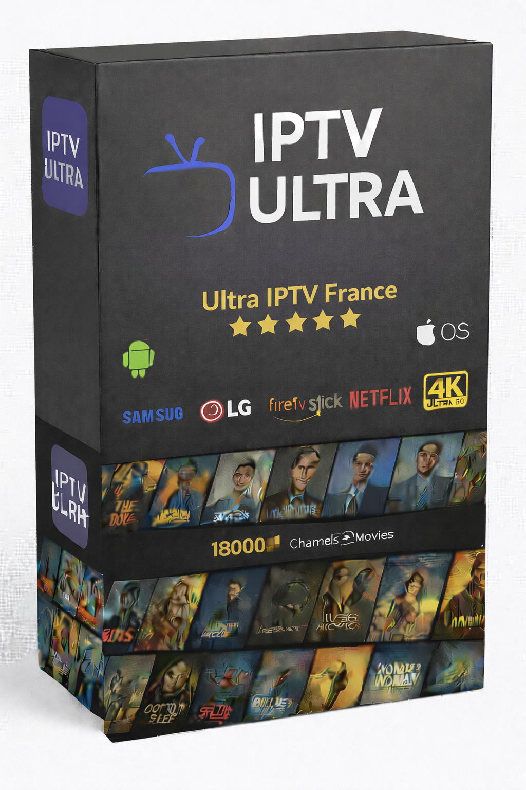 Buy Ultra IPTV France | Ligue1 Canal+ PSG Mbappé OM Top 14 21K 4K Unlimited