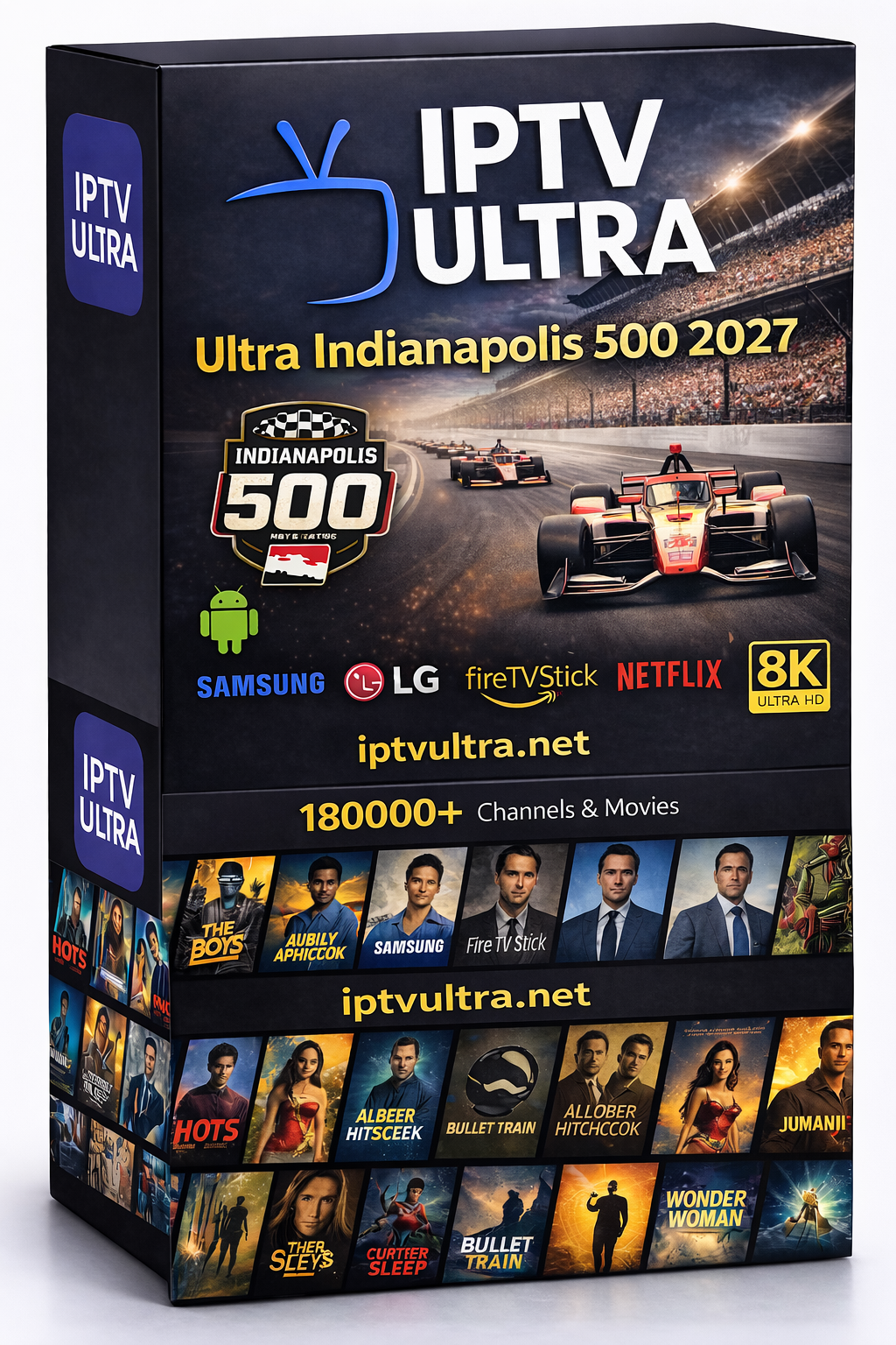 Buy Ultra IPTV Indy 500 2027 | Indianapolis Motor Speedway IndyCar Palou Dixon Brickyard 33K 4K