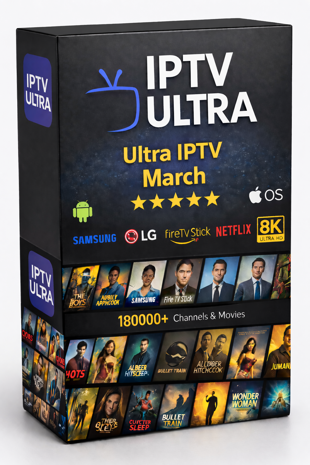 Buy Ultra IPTV March Madness 2027 | NCAA Basketball Duke UNC Final Four 30K 4K Bracket