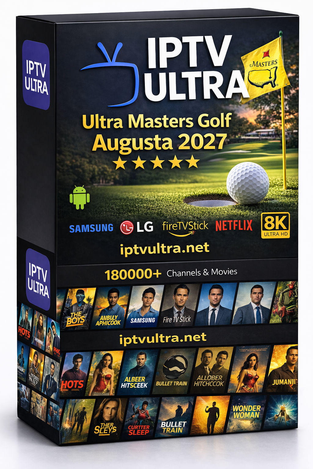 Buy Ultra IPTV Masters 2027 | Augusta National Scottie Scheffler Rory McIlroy Amen Corner 30K 4K Green Jacket