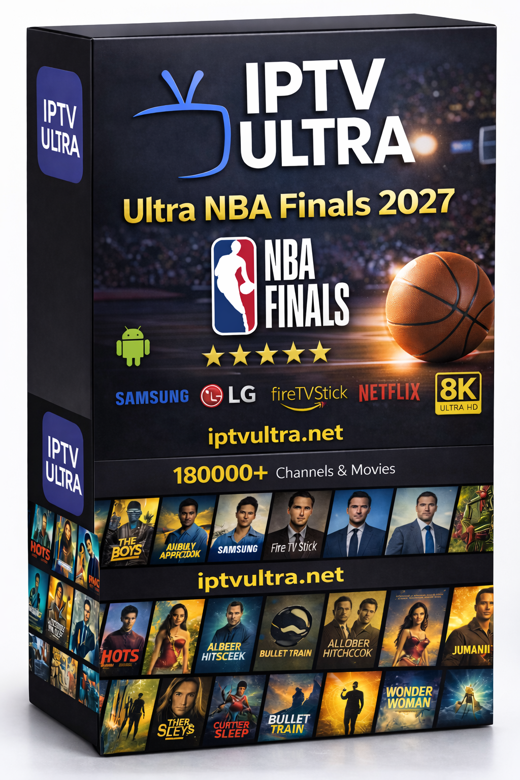 Buy Ultra IPTV NBA Finals 2027 | LeBron Curry Tatum Jokić Championship 35K 4K Game 7