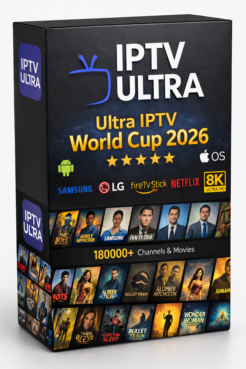 Buy Ultra IPTV World Cup 2026 | 104 Matches Azteca MetLife All Feeds 35K 4K Multiview