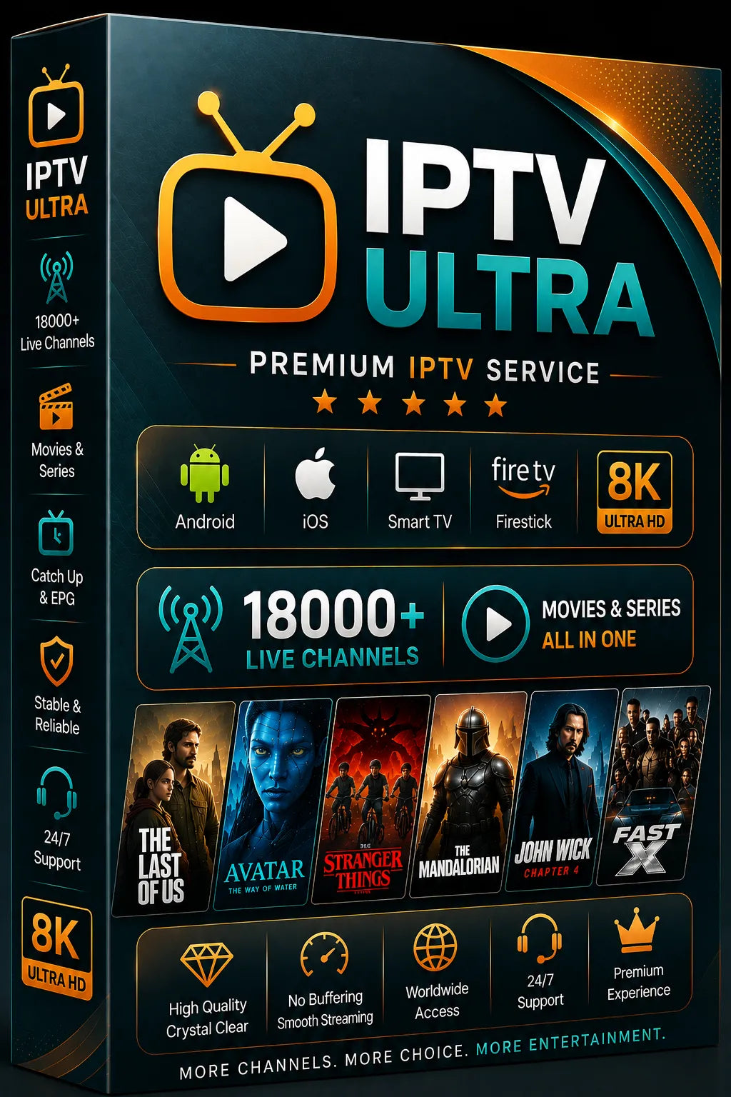 Premium IPTV UK 4K Premium Subscription 1 Month #31595 Image