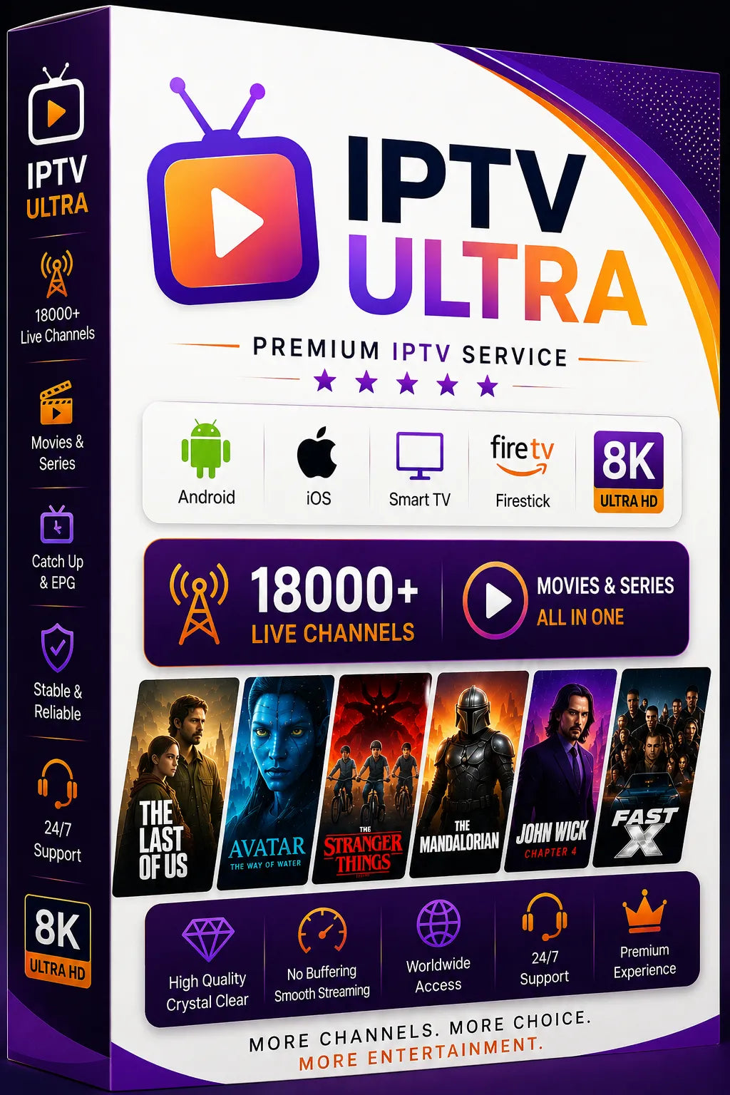 Premium IPTV Global HD Subscription 6 Months #23592 Image