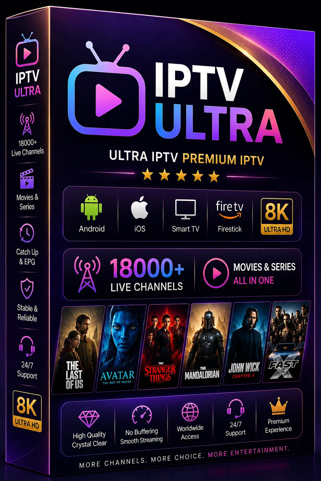 Premium IPTV Global HD Subscription 12 Months #5288