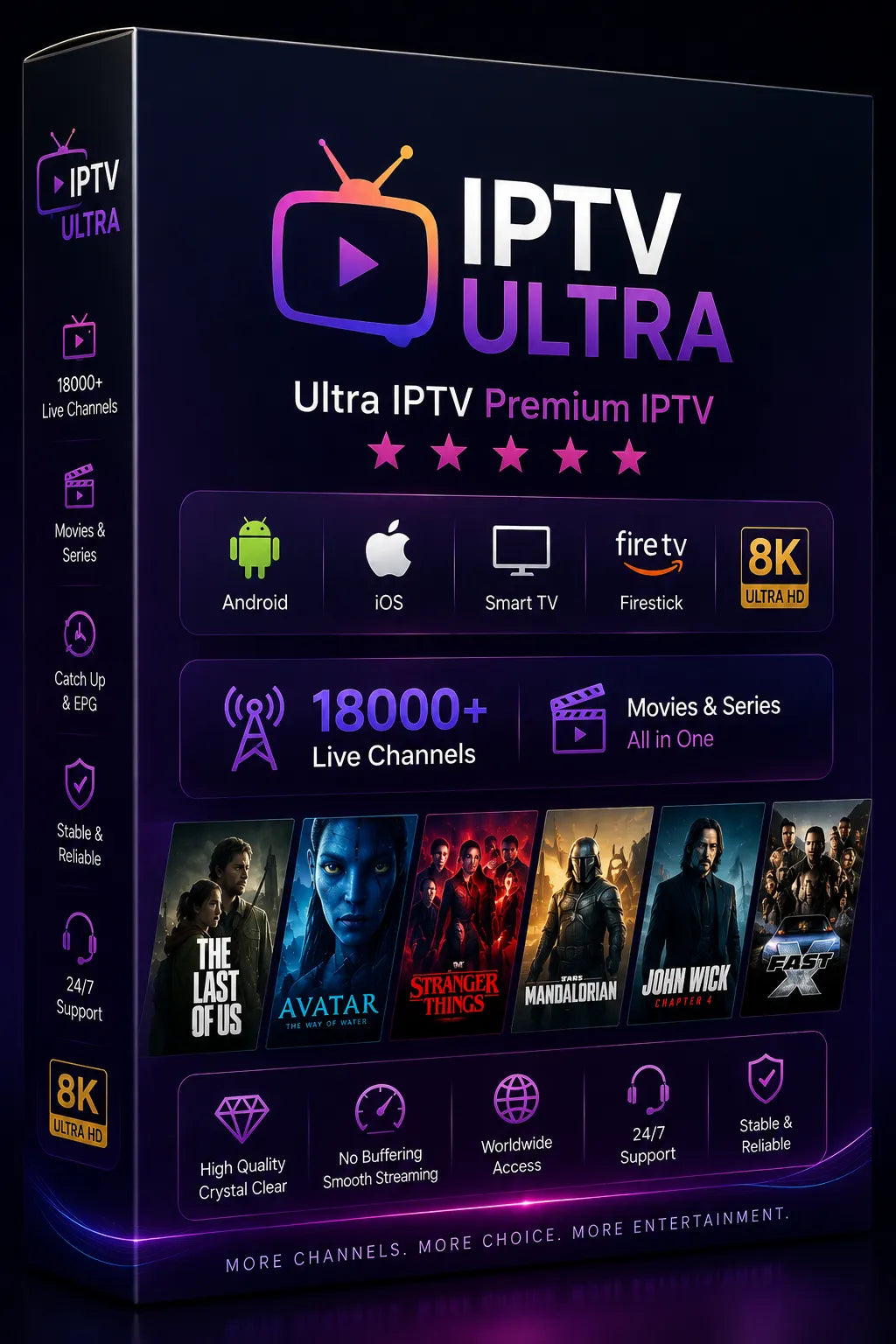 Premium IPTV Europe Full HD Subscription 6 Months #25537 Image